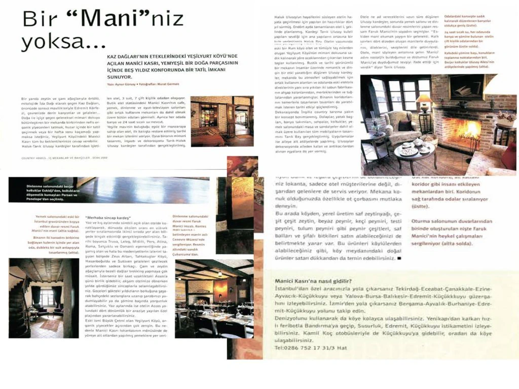 Country House 2002 — Manici Kasrı haberi