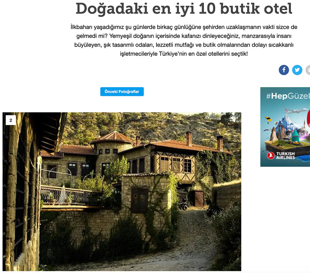 Hürriyet Seyahat 2018 — Manici Kasrı haberi
